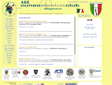 Tablet Screenshot of cuneocombatclub.it